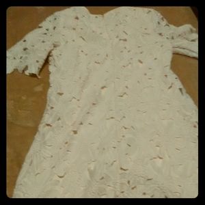 White Lace Dress Vintage